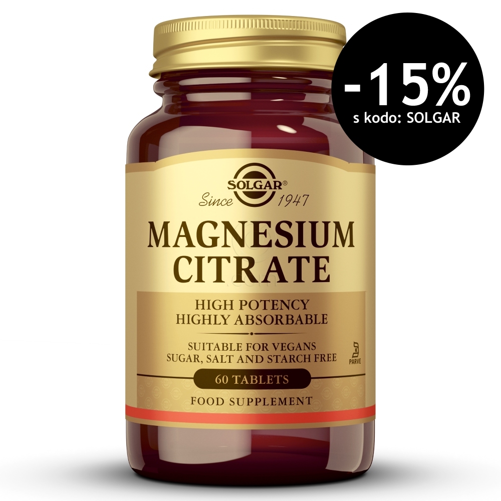 Solgar Magnezijev citrat, tablete (60 tablet)